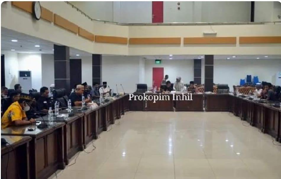Konsultasi Pimpinan DPRD Dan Bupati Inhil Bersama Perwakilan Aliansi Wartawan