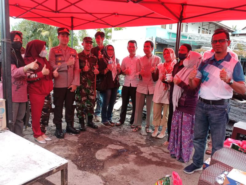 Bentuk Kepedulian Sesama, Dandim 0314 Inhil Salurkan Sembako