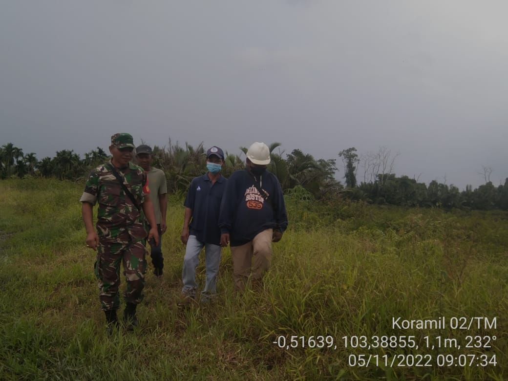 Sertu HM Sibarani Bersama Warga Binaan Laksanakan Patroli dan Sosialisasi Karhutla 