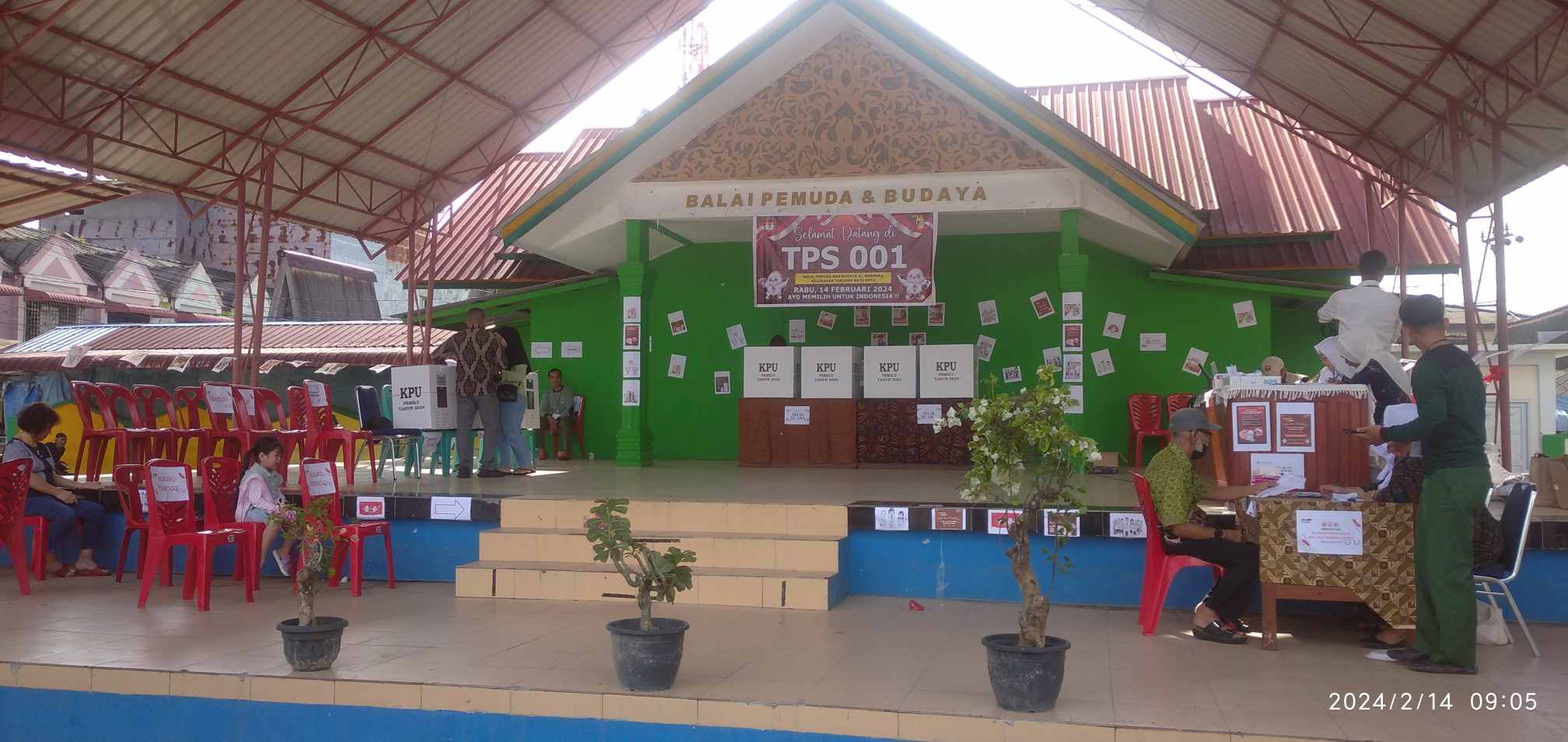 Ketua KPPS TPS 01 Kelurahan Tanjungbatu Kota, Belum Hitung Suara Sudah Pingsan