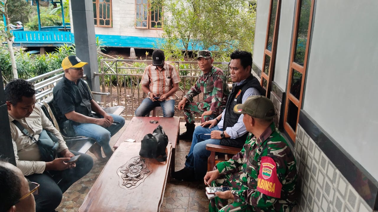 Danramil 10/Plg kapten Inf Iwan Andoko Turun Langsung Pam Pengamanan Kampanye 